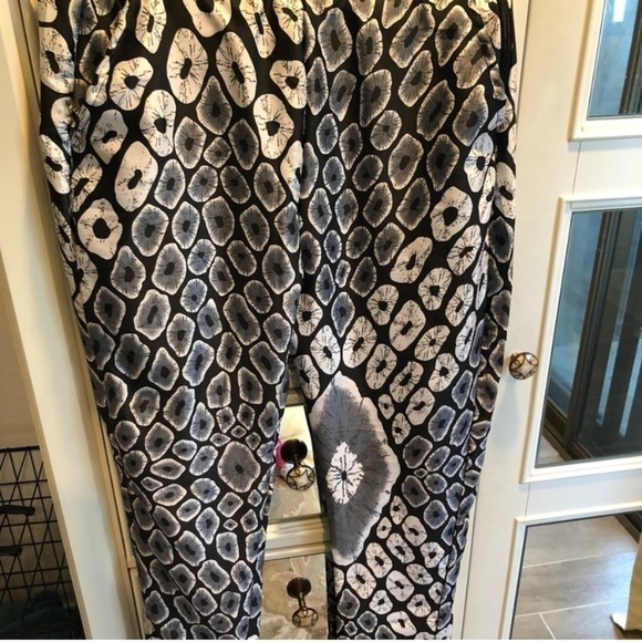 NWOT Grey Grassfields Co-ord set African Print Pants Suit Dressy Abstract - Picture 6 of 6